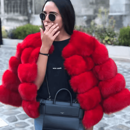 PlushWarm™ Winterjas van imitatiebont