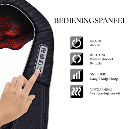 SereneKnead™ Shiatsu Nek- en Schoudermasseur