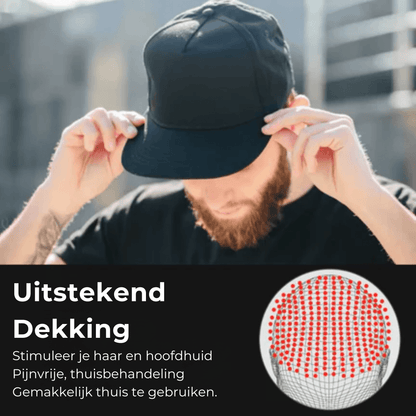 RejuvaCap™ Rood Licht Therapie Cap